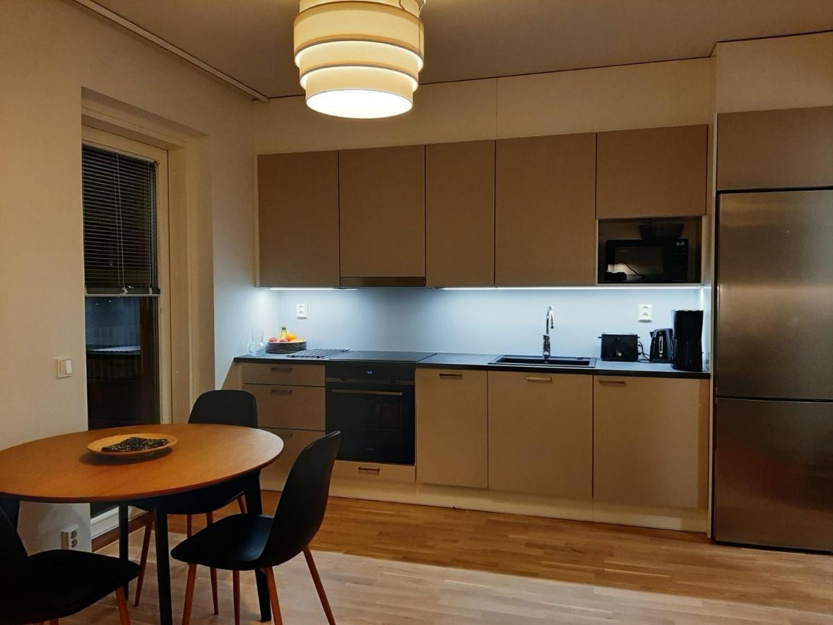 Premium Kaksio Rauman Keskustassa, Parveke Ja Sauna Luaran gambar
